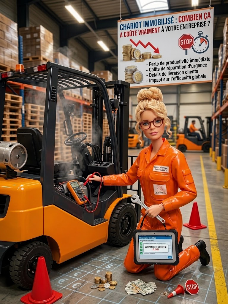 Chariot immobilisé : combien ça coûte vraiment à votre entreprise ?