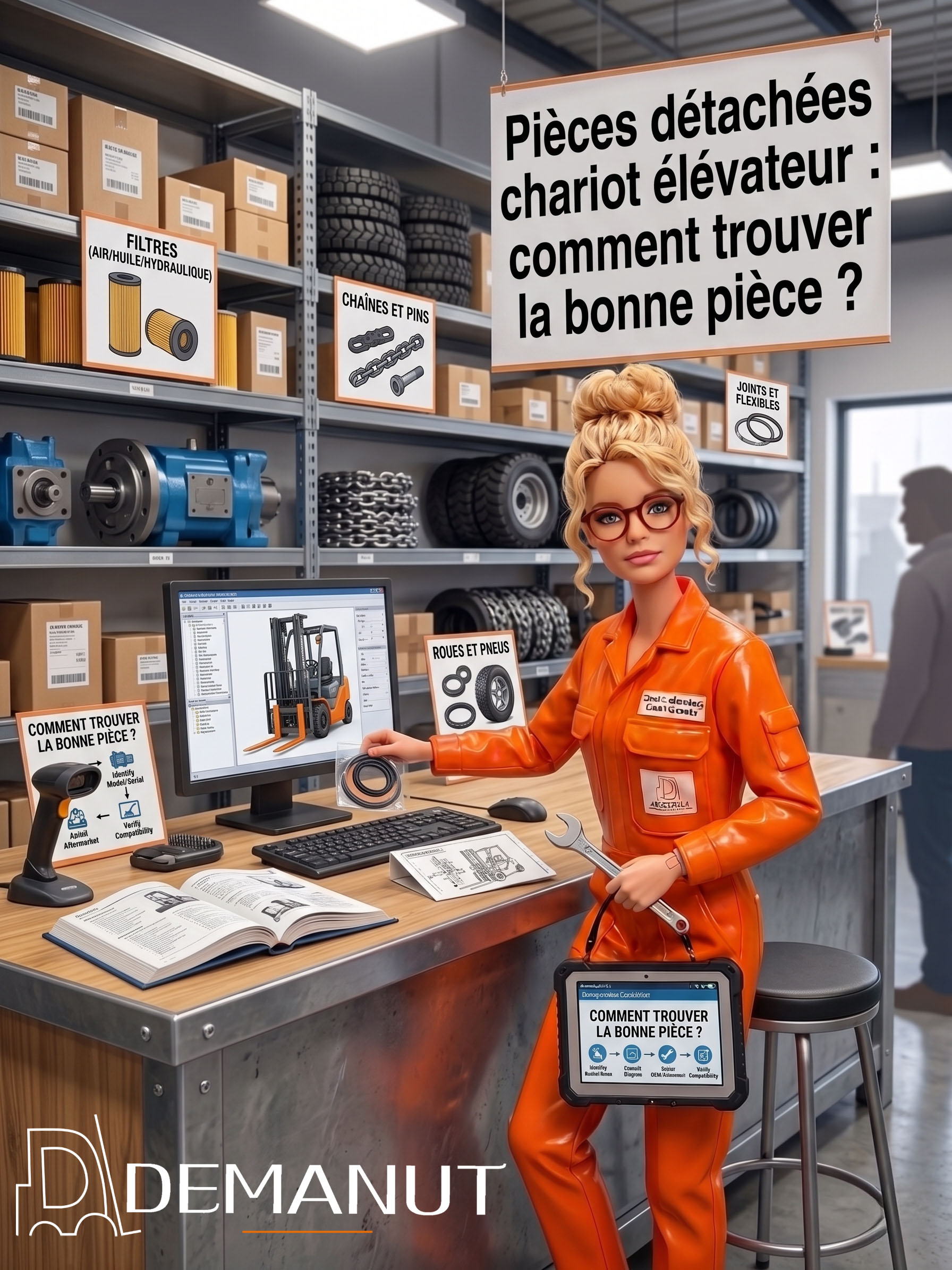 Pièces détachées chariot élévateur : comment trouver la bonne pièce ?